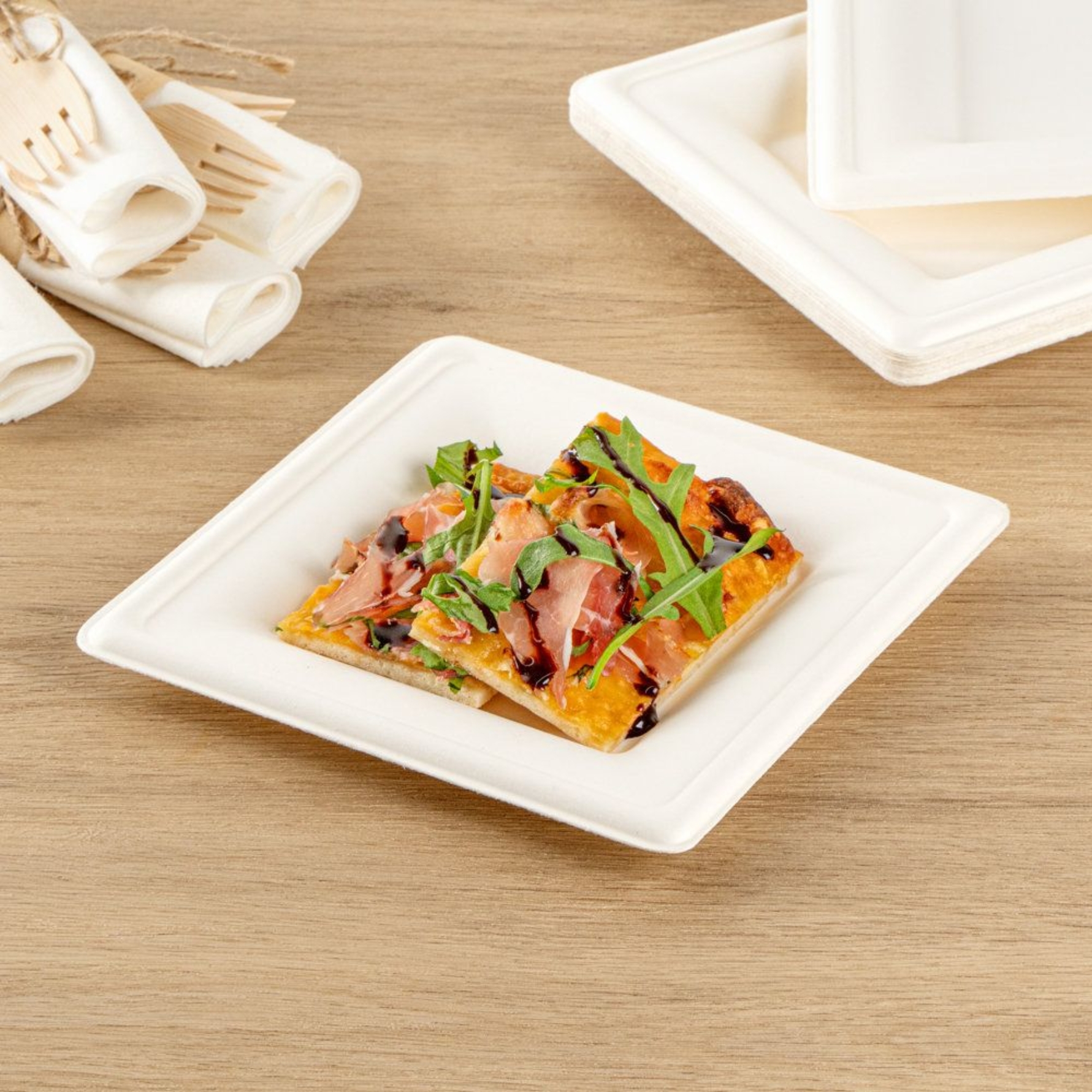 Geofresha Square Plate 6 Inch